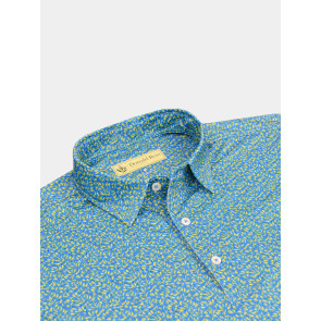 Printed Short Sleeve Jersey Polo (DRP074-223) 