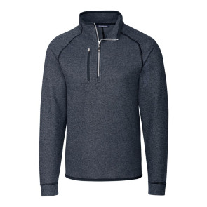 Big & Tall Mainsail Sweater-Knit Half Zip Jacket (BCO00049)